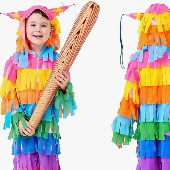 Kids piñata costume fits 9/10. EUC. - Picture 2 of 3